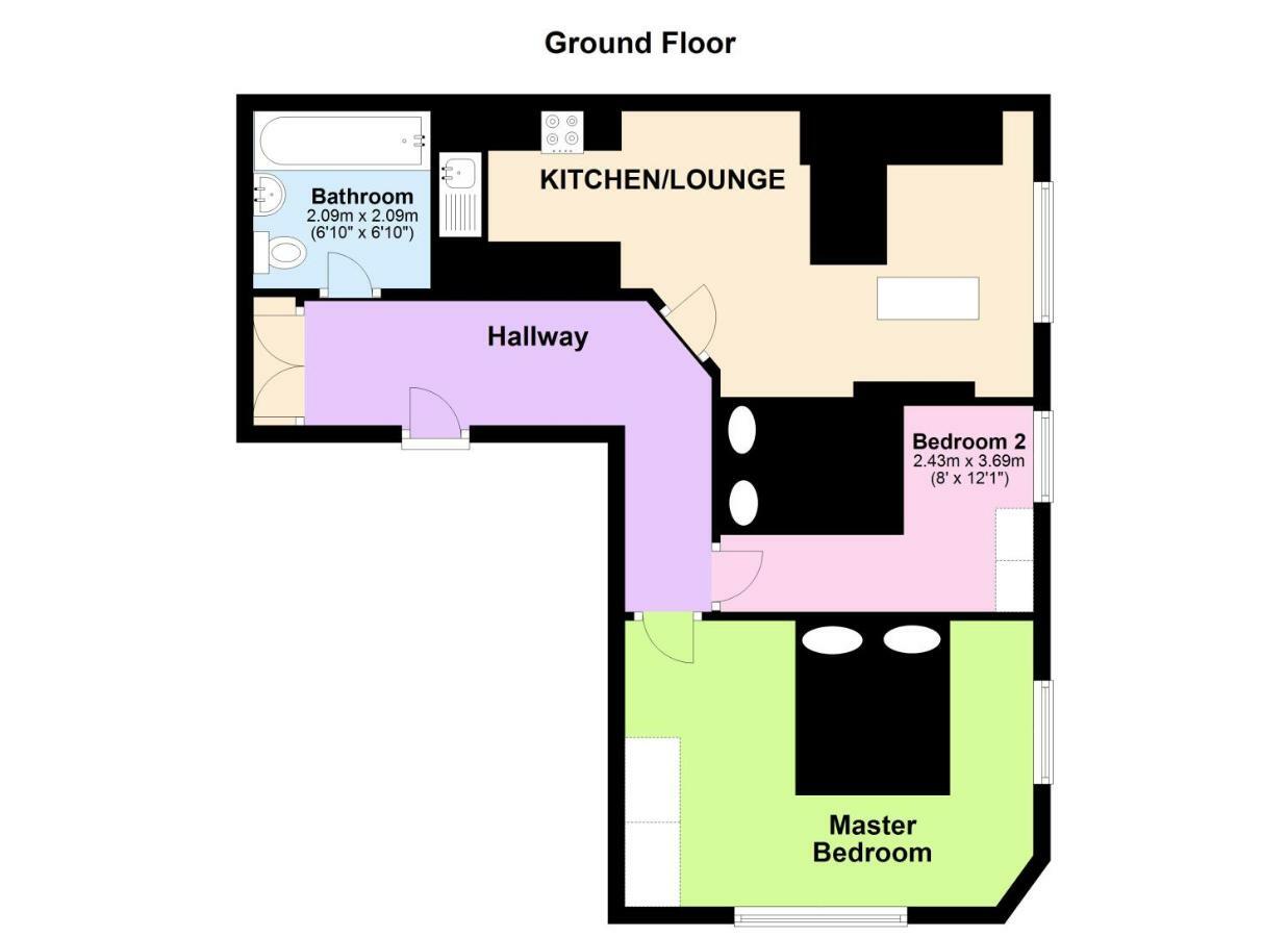 Holden Court Apartments - Apt 3 West Drayton  Exteriör bild